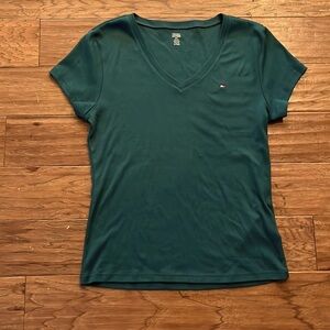 Tommy Hilfiger Classic V Neck Shirt Sleeve Shirt Size XL